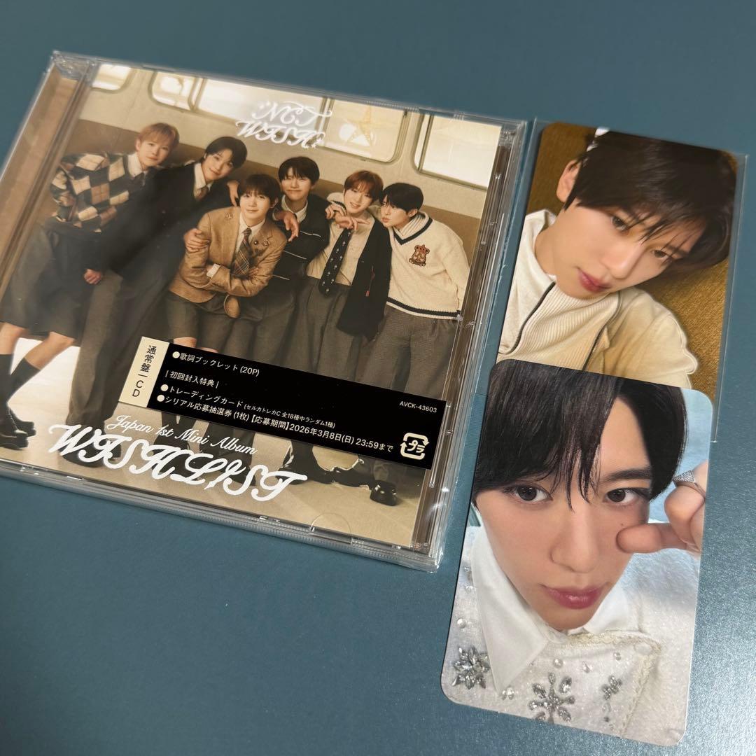 NCT WISH WISHLIST 通常盤 CD トレカ シオン セット - メルカリ