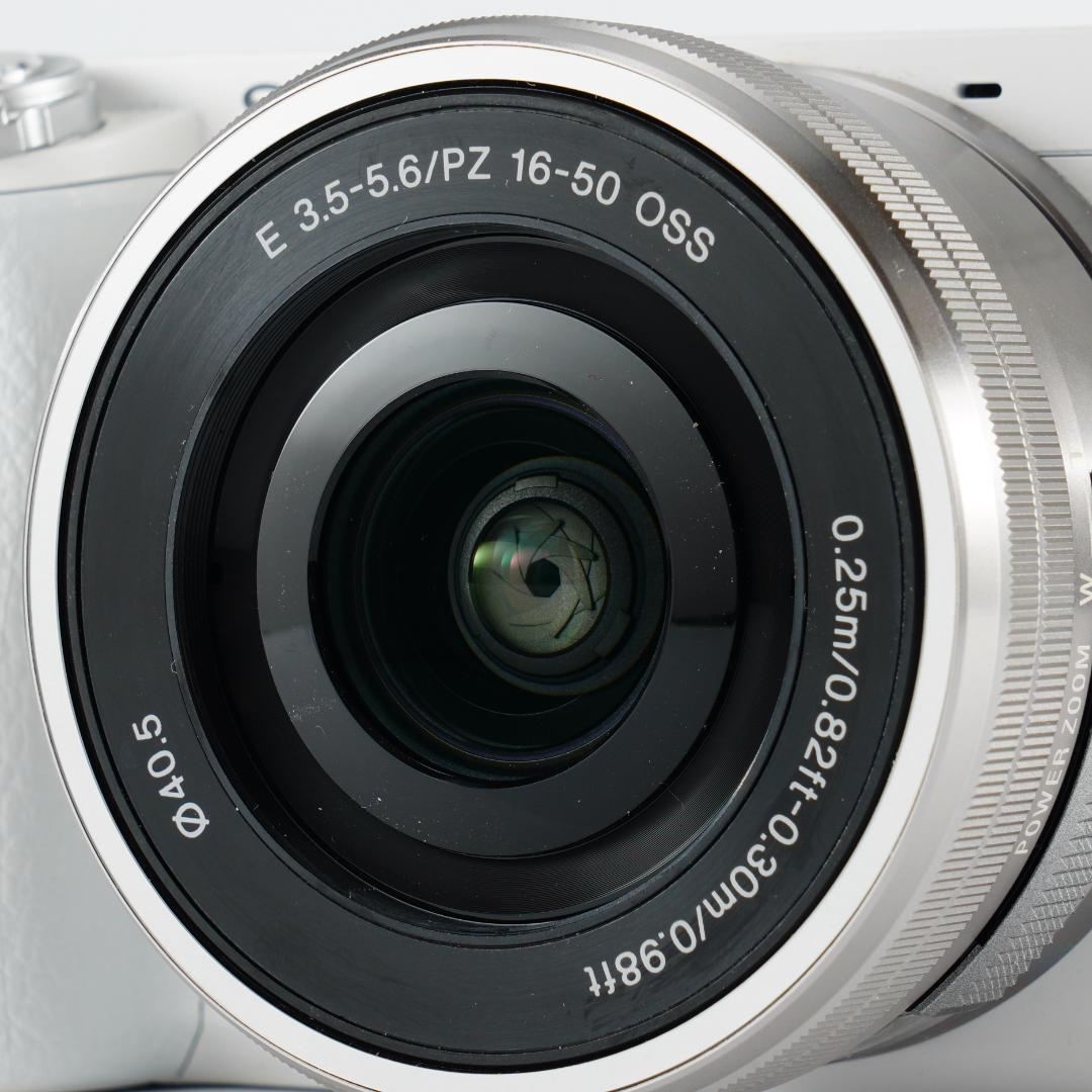 希少なホワイト/極美品α6000完全セット/制限解除済/即撮影可/初心者最適