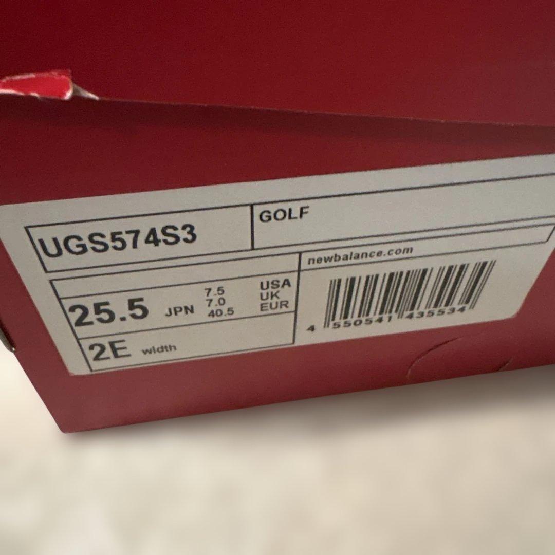 未使用　New Balance ゴルフシューズ UGS574S3 25.5cm