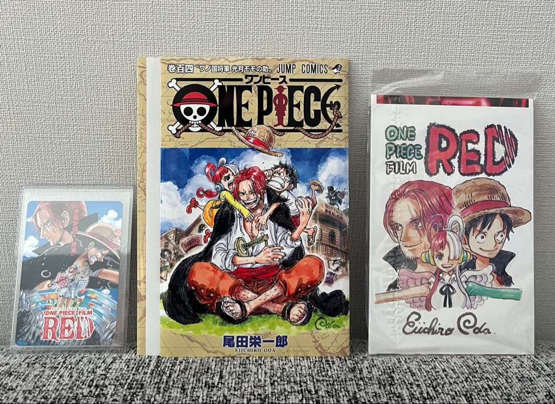 ONE PIECE FILM RED ウタの歌レコード盤＋映画入場者特典 - メルカリ