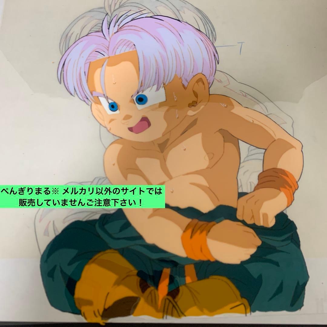 第257話で実際に使用されたドラゴンボールZ トランクス 直筆セル画