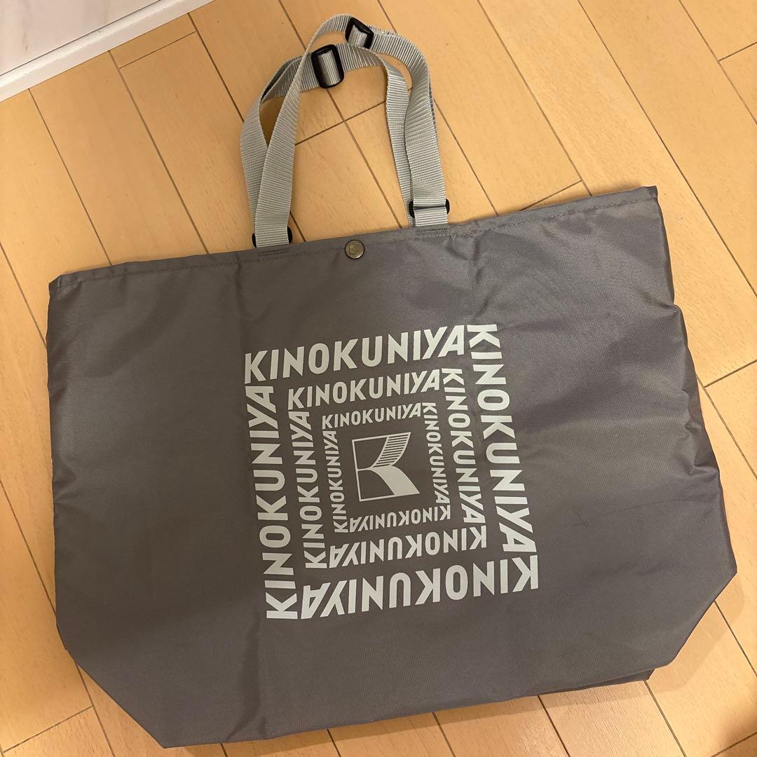 KINOKUNIYA ×ハローキティ エコバッグ グレー 紀伊國屋 サンリオ