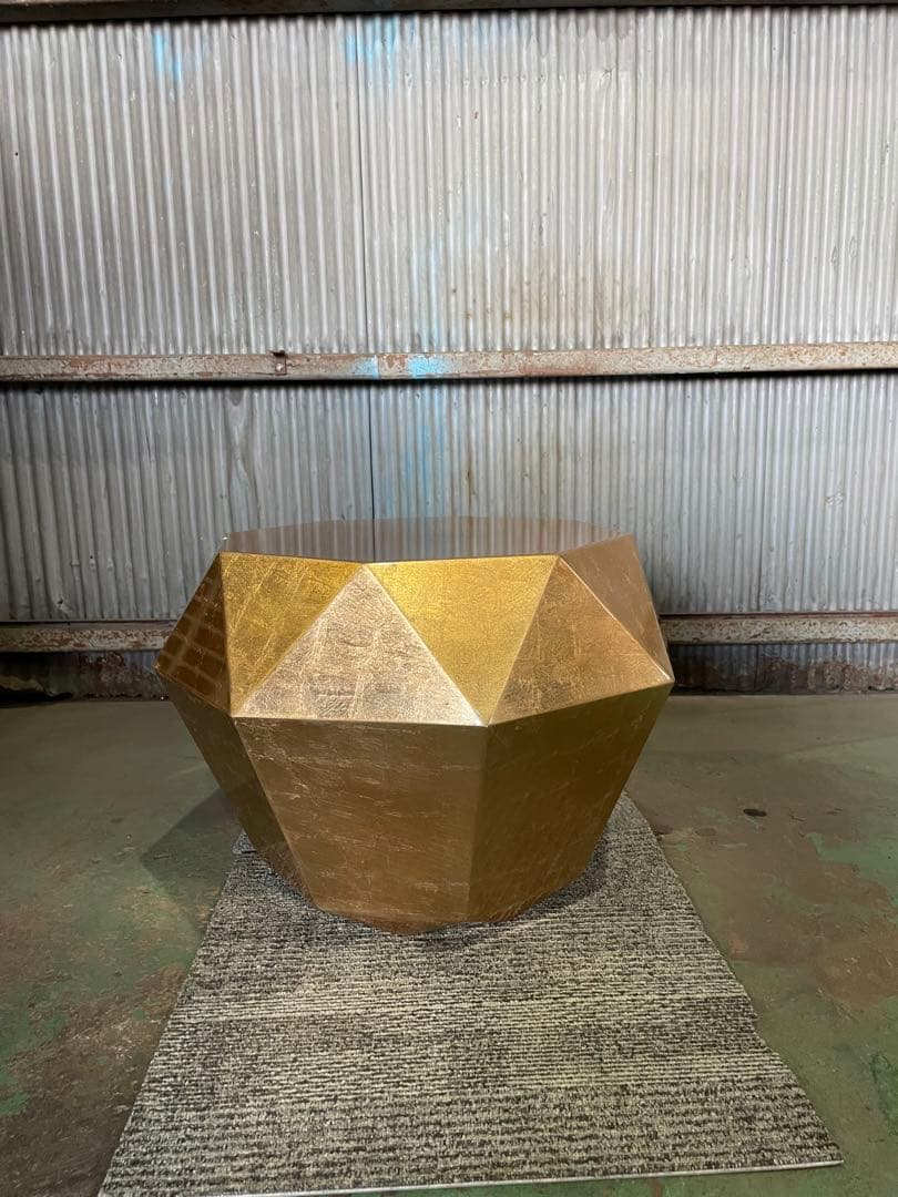 Francfranc サイドテーブル ダイヤモンド型 ゴールド ダイヤモンド テーブル ゴールド（W520） | Francfranc（フランフラン