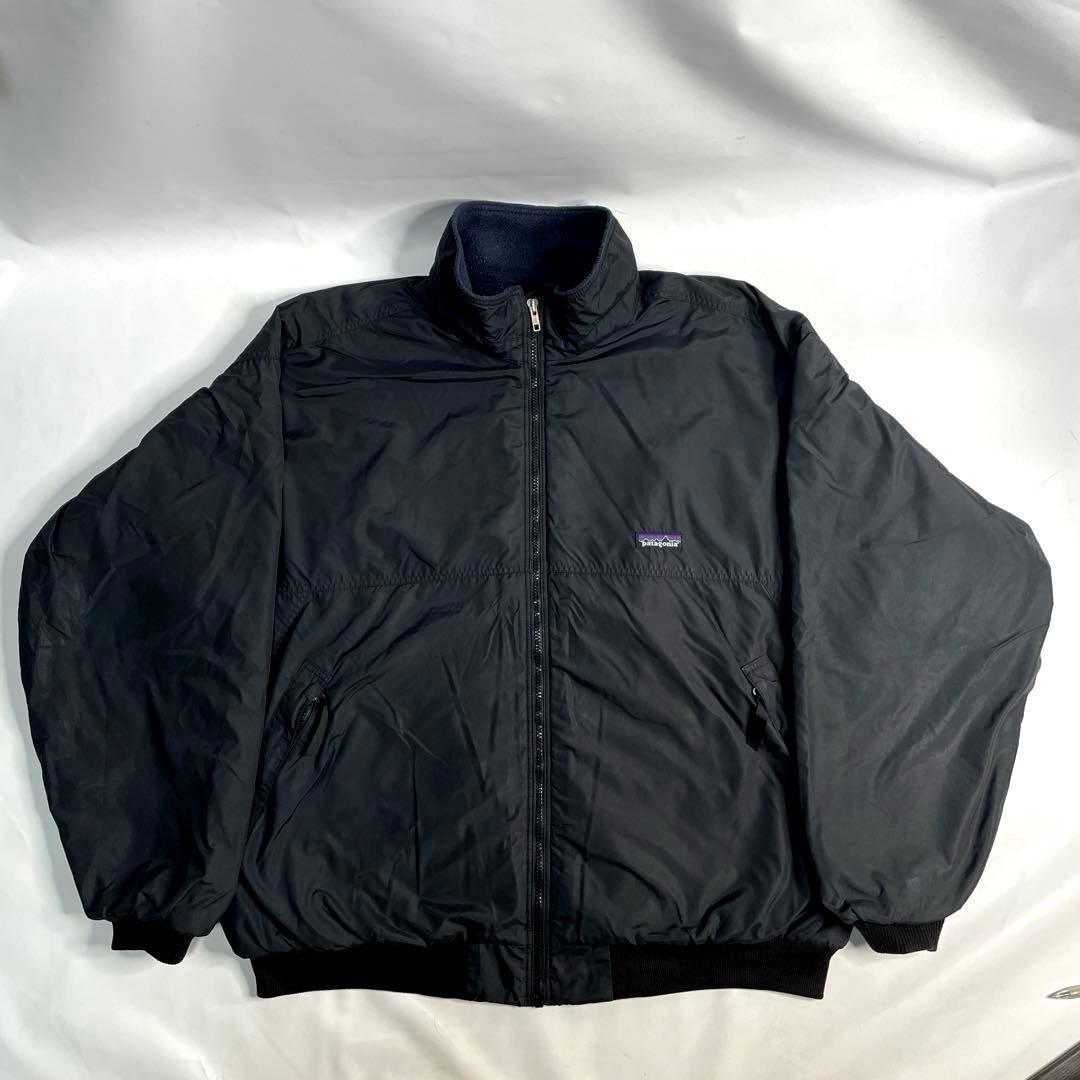 美品 patagonia パタゴニア シェルドシンチラ ナイロンジャケット 黒