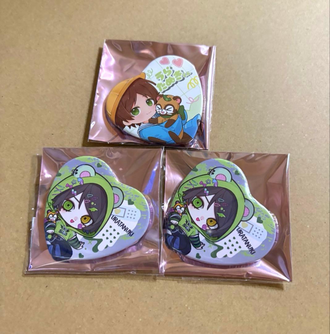 うらたぬき 等身 デフォ そらまふうらさか 缶バッジ - メルカリ