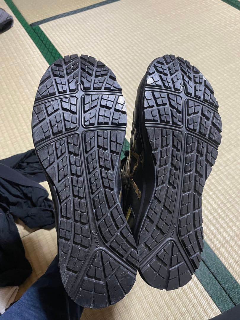 正*義様 ASICS 安全靴 FCP-105 26.5cm ブラック/ゴールド