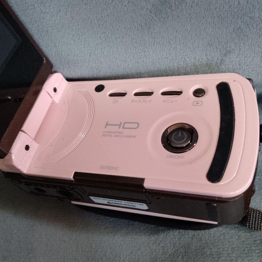 GREEN HOUSE GAUDI ビデオカメラピンク GHV-DV25HDAP - メルカリ