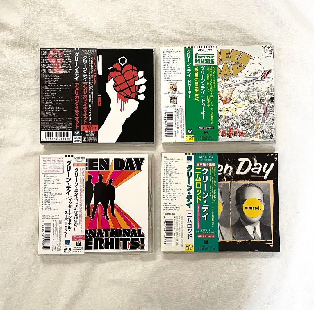 国内盤・帯付き】Green Day グリーン・デイ 4枚セット - メルカリ