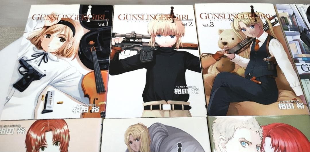 GUNSLINGER GIRL ガンスリンガーガール 1～15巻 漫画全巻セット - メルカリ