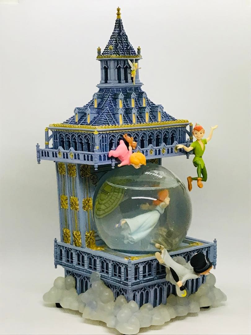 超激レア】ピーターパン ビッグベン クロックタワーLEDスノードーム