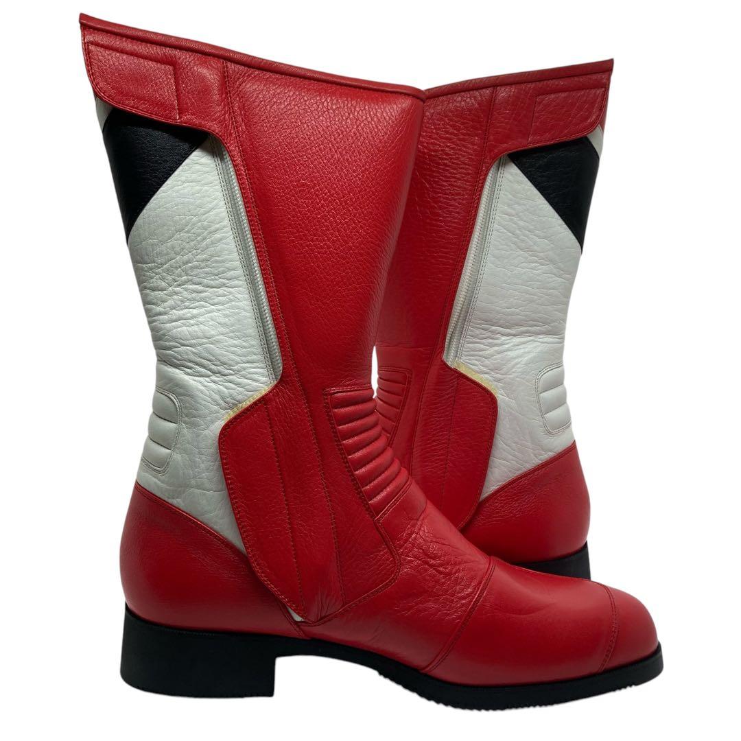 良品 NANKAI 南海 ナンカイ レーシングブーツ 26.5cm 赤 白 - メルカリ