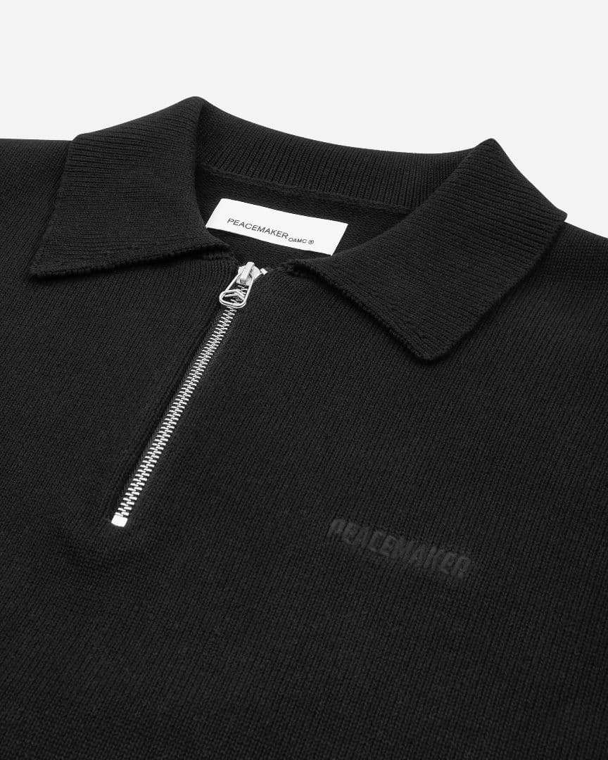 PEACEMAKER OAMC Knit Polo Sサイズ 黒 25AW - メルカリ