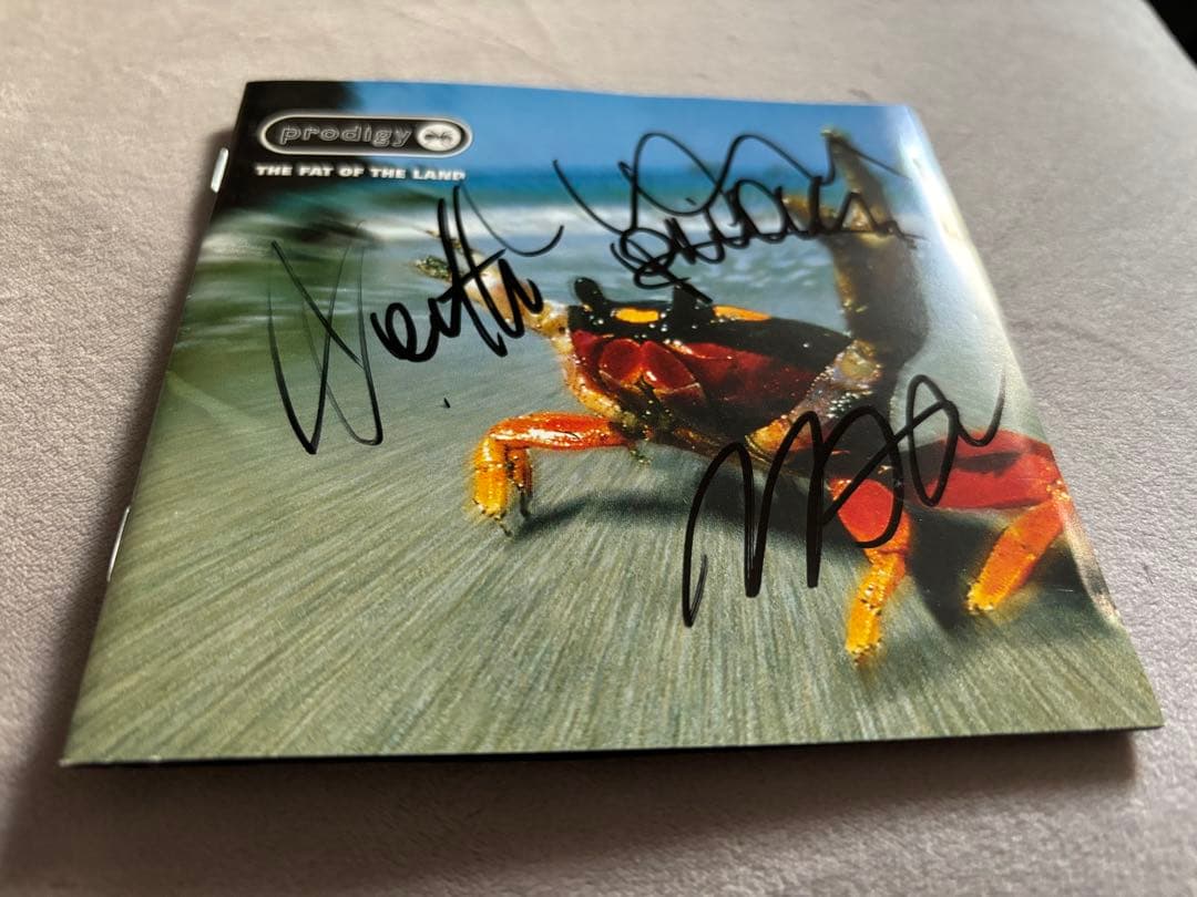 レア　ザ・プロディジー　The Prodigy直筆サインCD キースプリント レア ザ・プロディジー The Prodigy直筆サインCD キースフリント