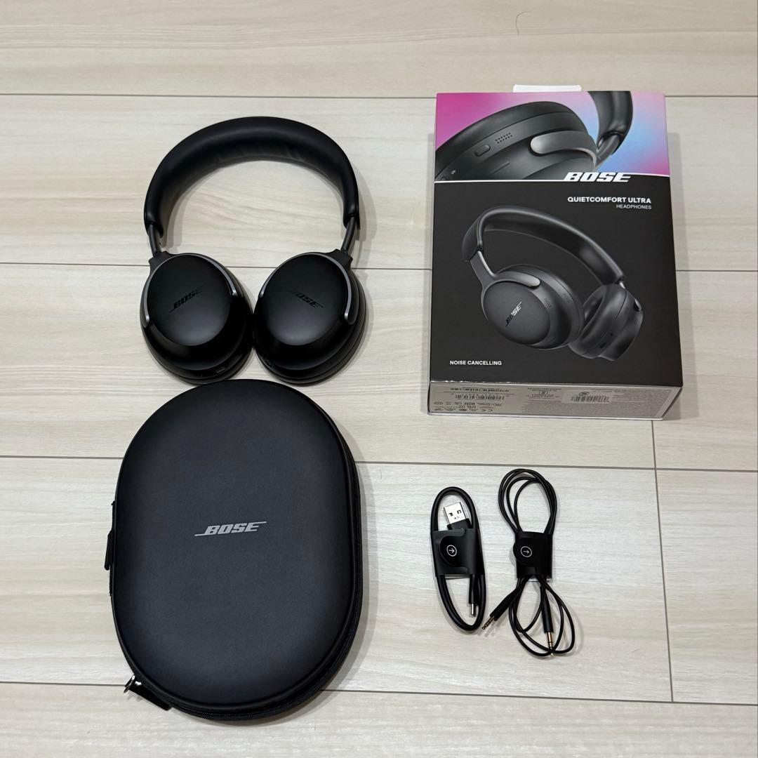ヘッドホン BOSE QuietComfort Ultra Headphones BLK Bose QuietComfort Ultra Headphones II, Bluetooth Over Ear Noise