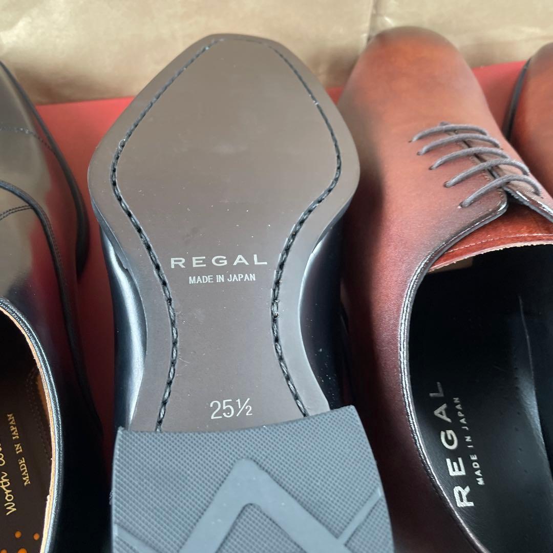 リーガル 911Rブラック 24GLブラウン 25.5CM 2足セット - メルカリ