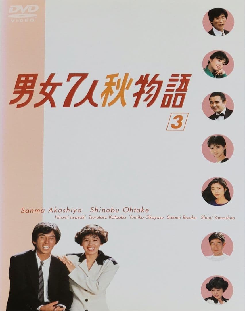男女7人夏物語 男女7人秋物語 DVD レンタル落ち 全4巻+全4巻 セット