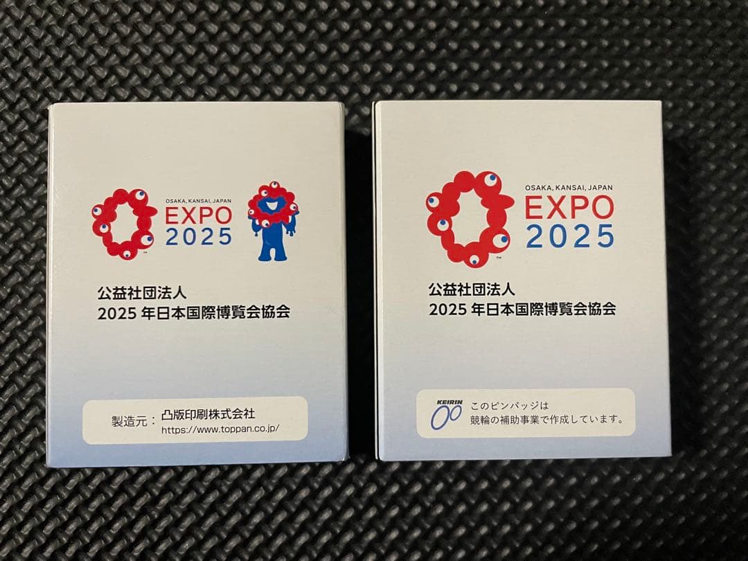 EXPO 2025 ピンバッジ 大阪・関西万博 寄付者限定 特別ピンズ 2種類