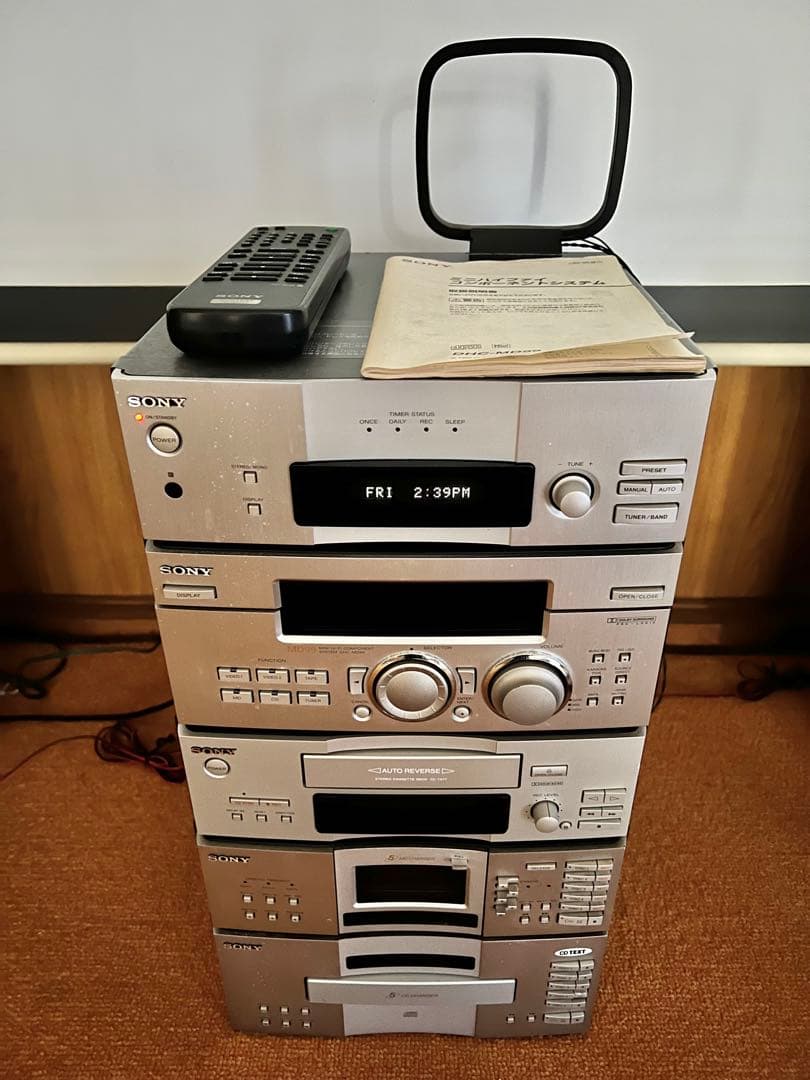 SONY MDピクシー DHC-MD99 オプションのカセットデッキ完備 - メルカリ