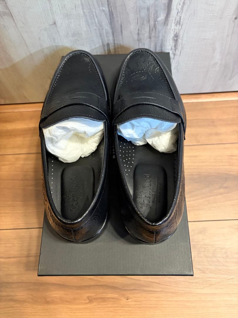 25.5cm ビューティアンドユース別注 ケンフォード ローファー ペイズリー