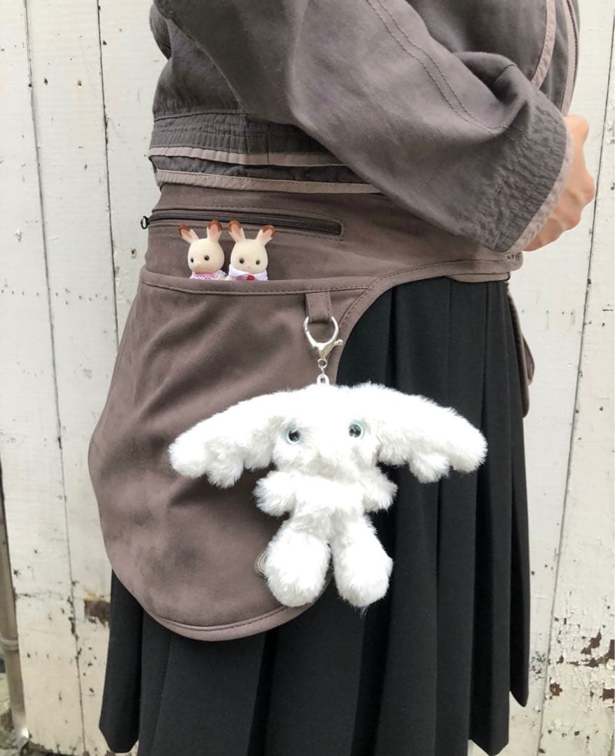 Coyseio SUEDE BELT BAG BROWN ウエストポーチ /j4 - メルカリ