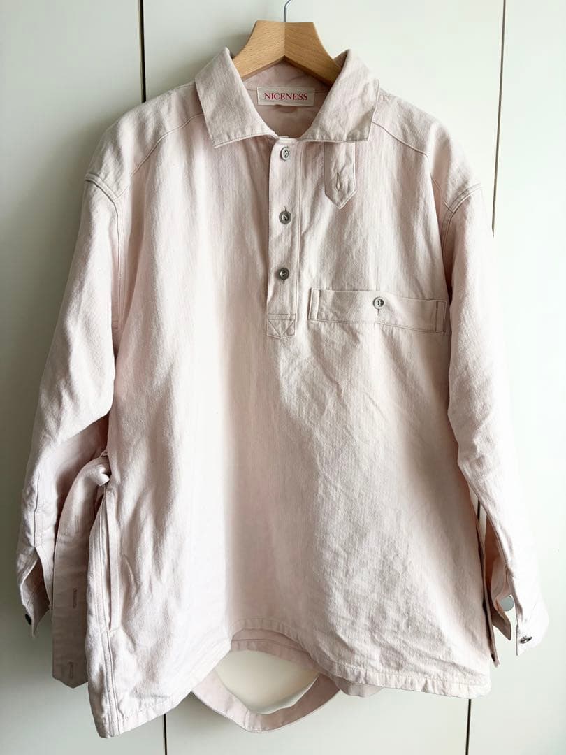 NICENESS WILDE プルオーバーシャツ スモック リネン シルク M - メルカリ