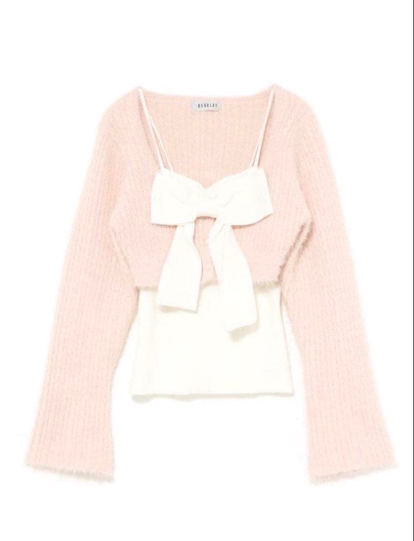 バブルス　bubbles リボンニットアンサンブル BUBBLES リボンニットアンサンブル｜Yahoo!フリマ（旧PayPayフリマ）