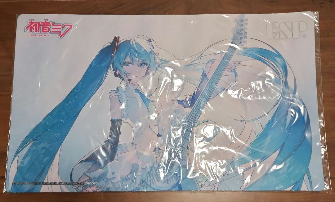 【未開封】初音ミク 創作の翼 ESP ラバーマット マジカルミライ2024】ESP×初音ミク 創作の翼 デスクマット - 【ESP直営