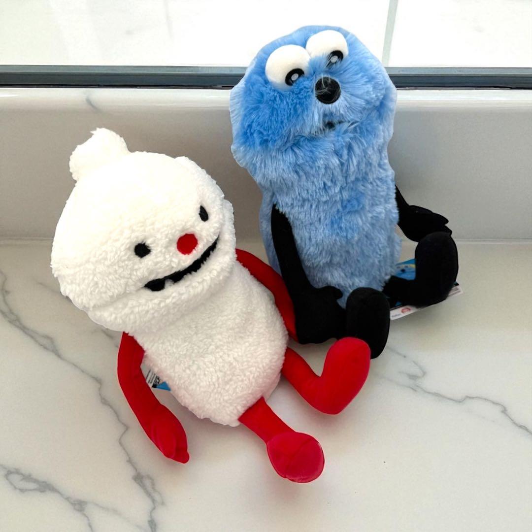 パペットスンスン おすわりBigぬいぐるみ スンスン＆ノンノン セット