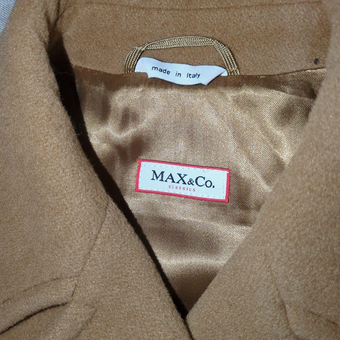 《美品》MAX&Co. キャメル ダブルブレストコート