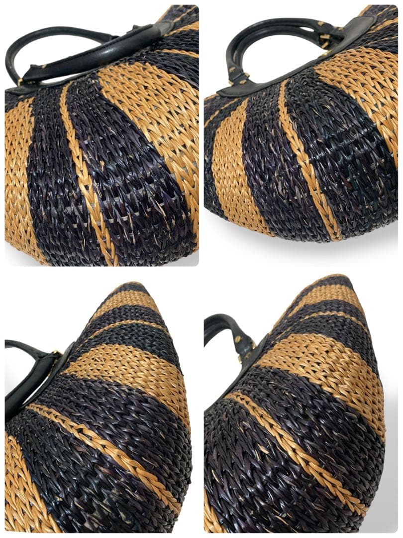 美品】トリーバーチ かごバッグ 三日月 ハーフムーン レザー ロゴ金具