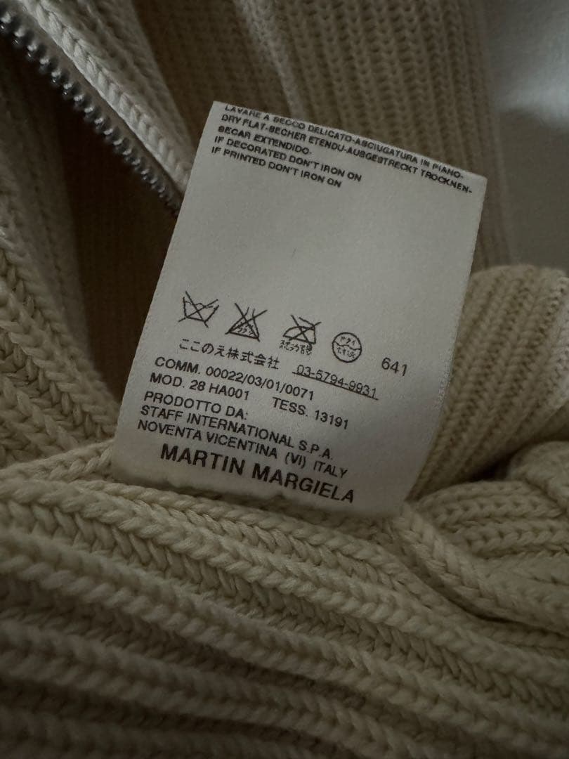 J*x様 Maison Margiela 07ss 本人期 ドライバーズニット - メルカリ