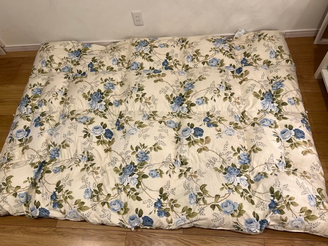 西川リビング グースダウン90% グレイテスト シングル 綿100% 1.3k