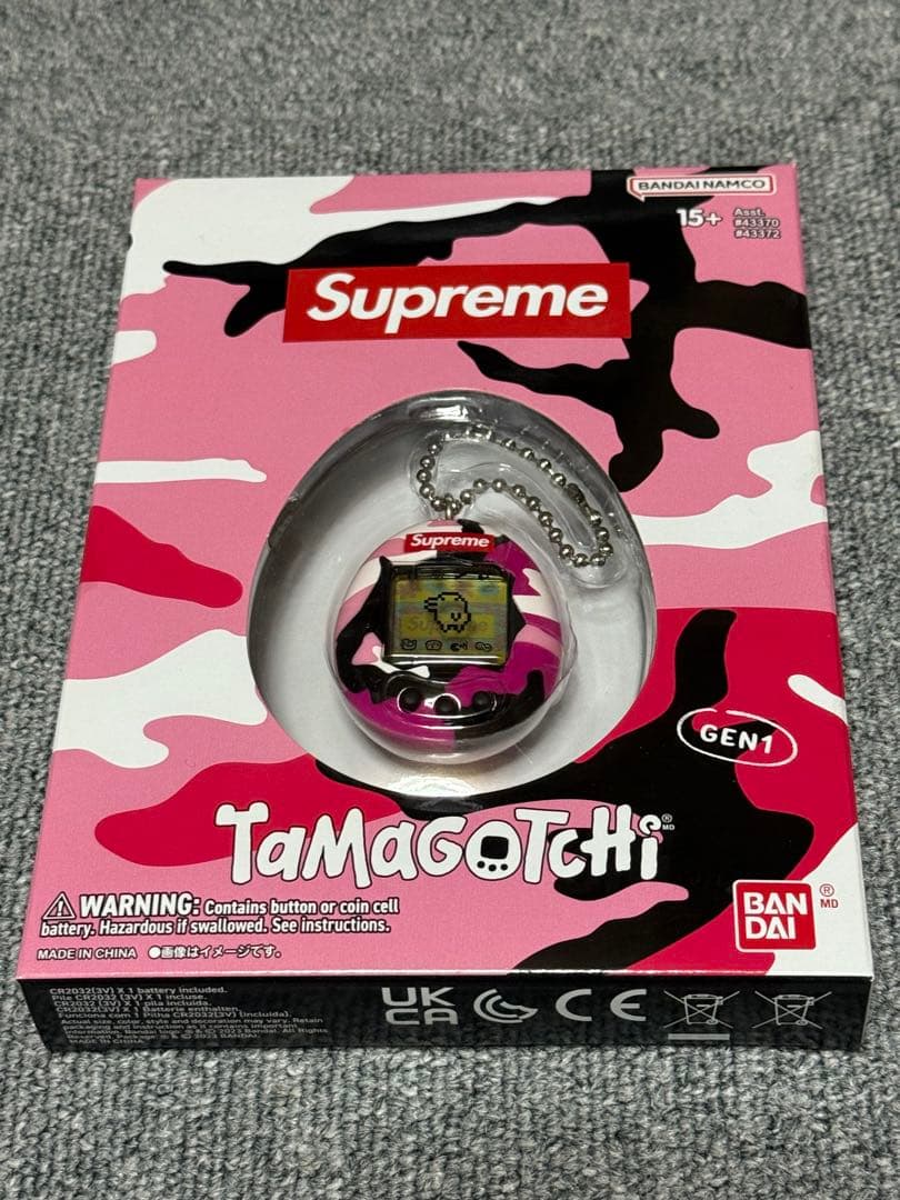 Supreme Tamagotchi Gen1 ピンク迷彩 Supreme Bandai Namco Tamagotchi Pink - SS23 - Brand New W/ Supreme