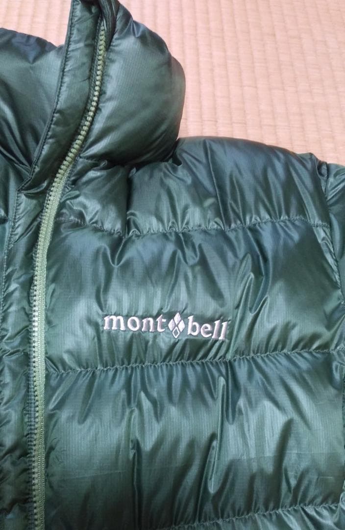モンベル アルパインダウンジャケット 1101426 ダークグリーン サイズ