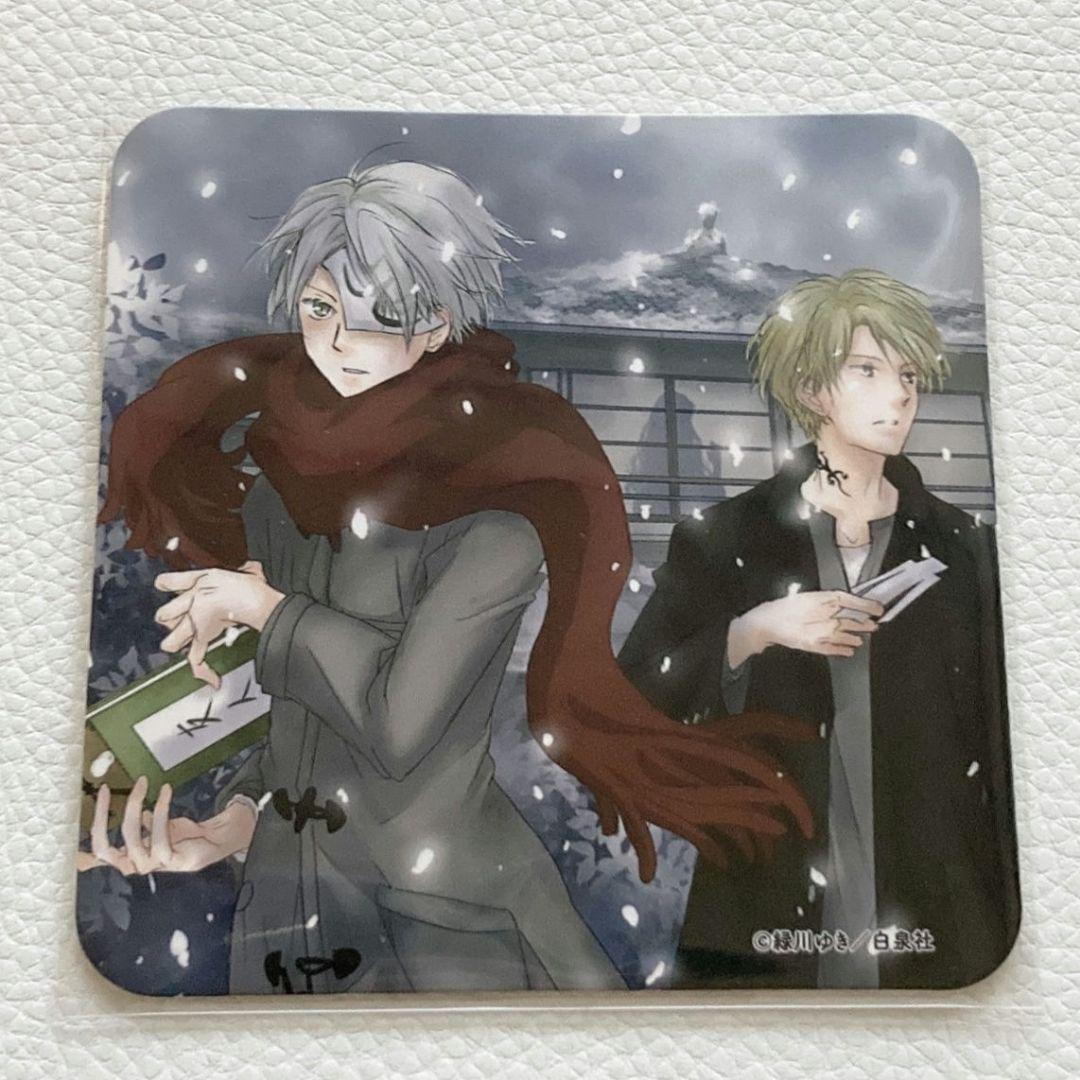 夏目友人帳 20thコラボカフェコースター、クリアカード 2点セット