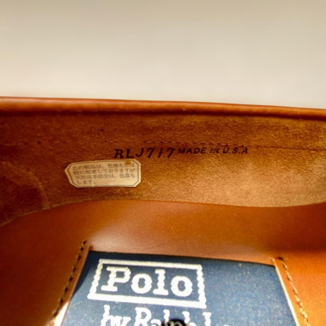 ☆USA製 ラルフローレン☆ タッセル フリンジ ローファー US8.5