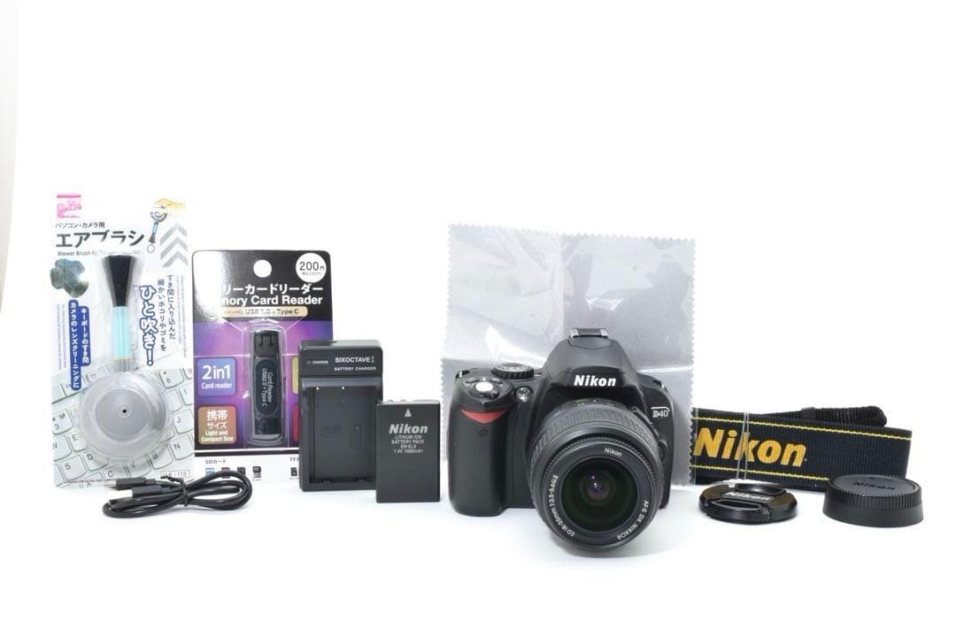 ✨Nikon D40✨初心者おすすめ 美品 簡単操作 スマホ転送付 動作良好