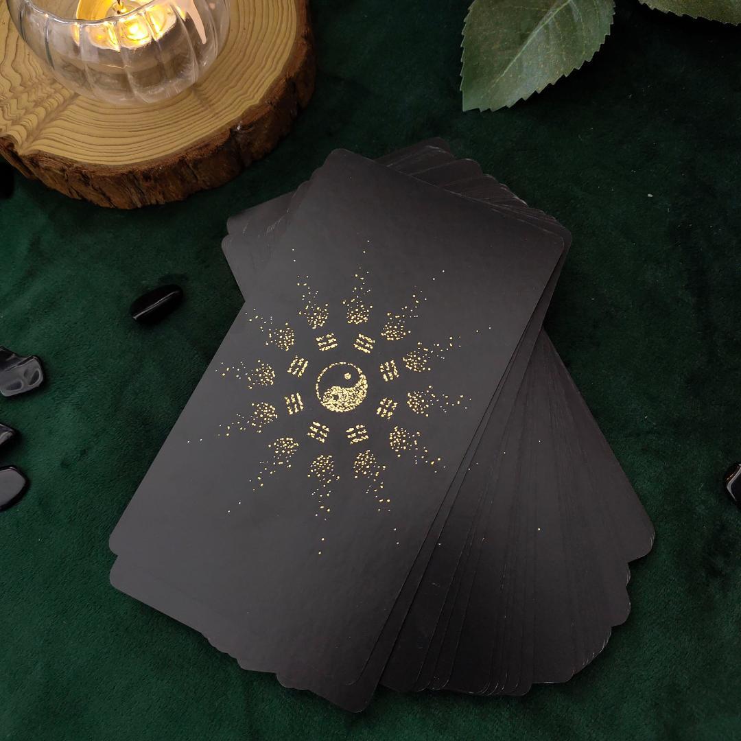 正規品オラクルカード】墨絵×金箔の静かな美しさ✨幽玄な天空と古代