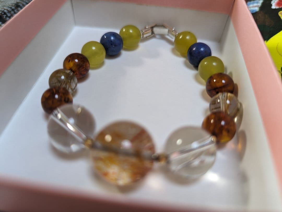 上野のヤマサン 強波動 超強力 パワーストーン ブレスレット 16cm