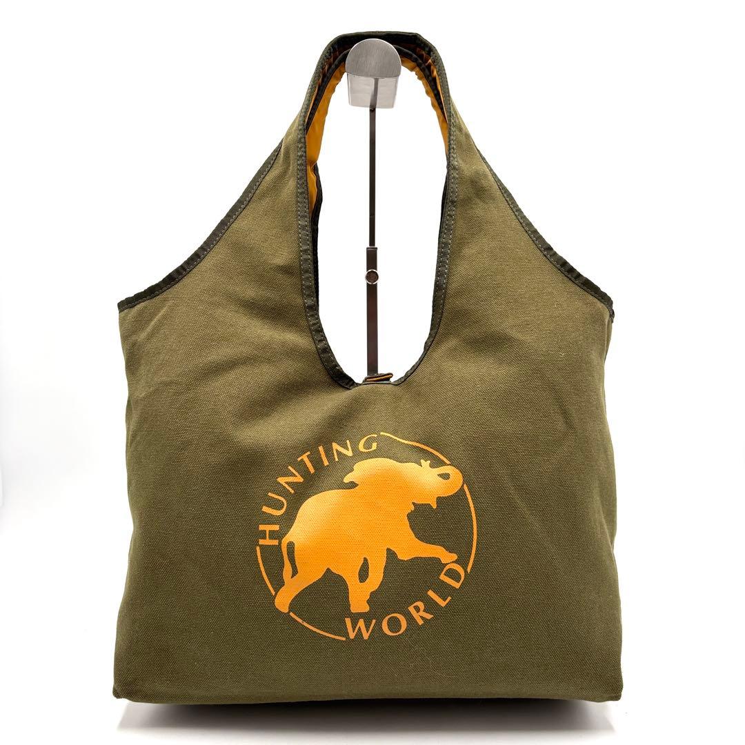 未使用保管品】ハンティングワールド エコバッグ ピーナッツコラボ