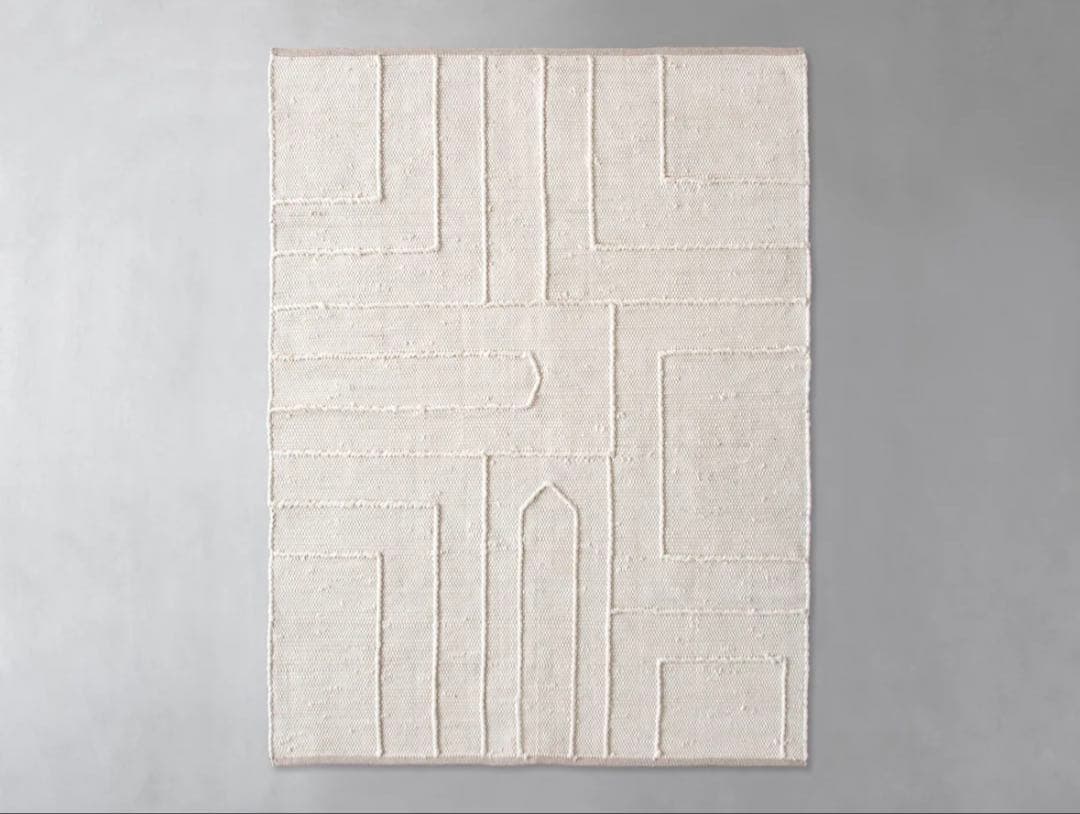 ラグ・カーペット KANADEMONO Handmade Textured Cotton Rug Accent Cotton Hemp Rug – KANADEMONO