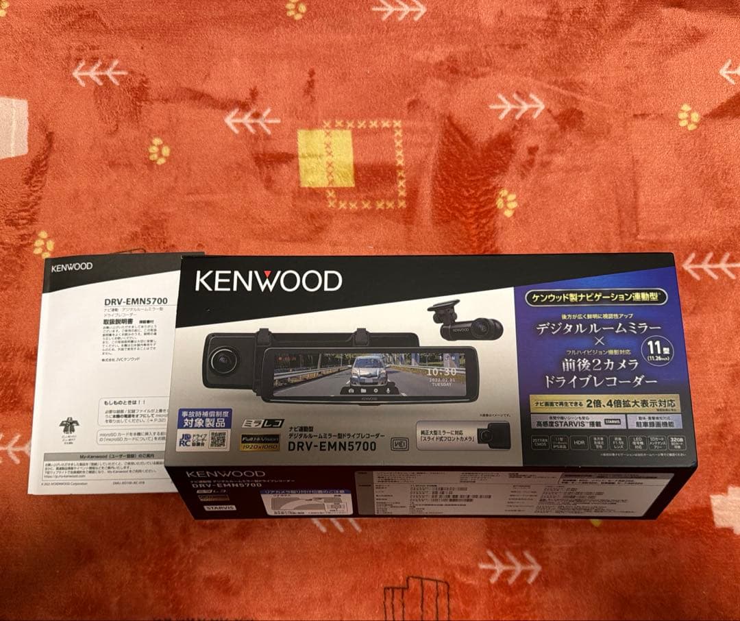 シ*e様 KENWOOD DRV-EMN5700 未使用 ドラレコ（ミラー型） DRV-EMN5700（生産完了品） | ドライブレコーダー / デジタルルーム