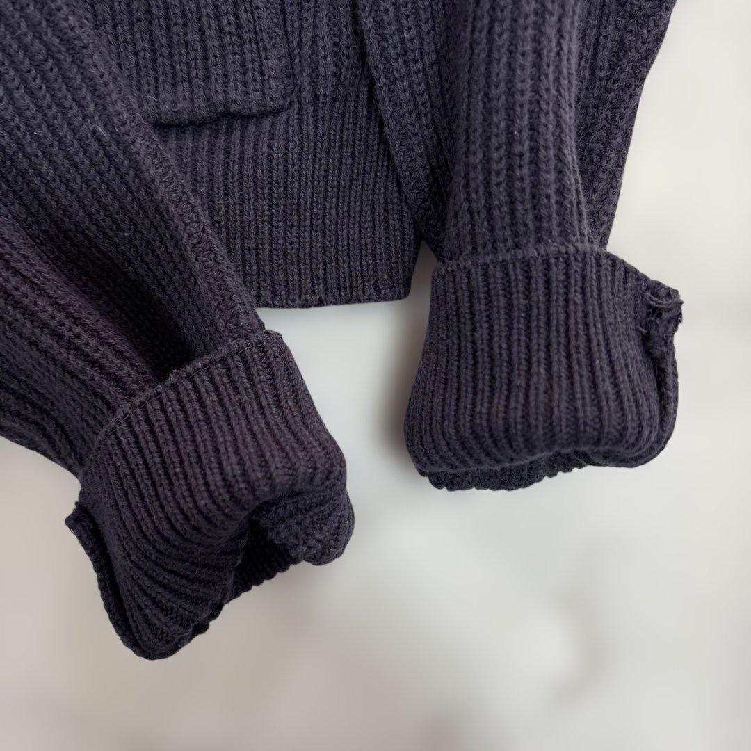 ✨シーピーカンパニー　C.P.COMPANY ケーブルニットカーディガン紺