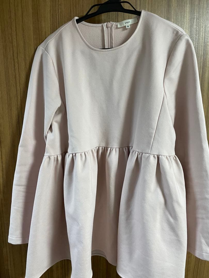 yori ぬくぬくギャザーブラウス