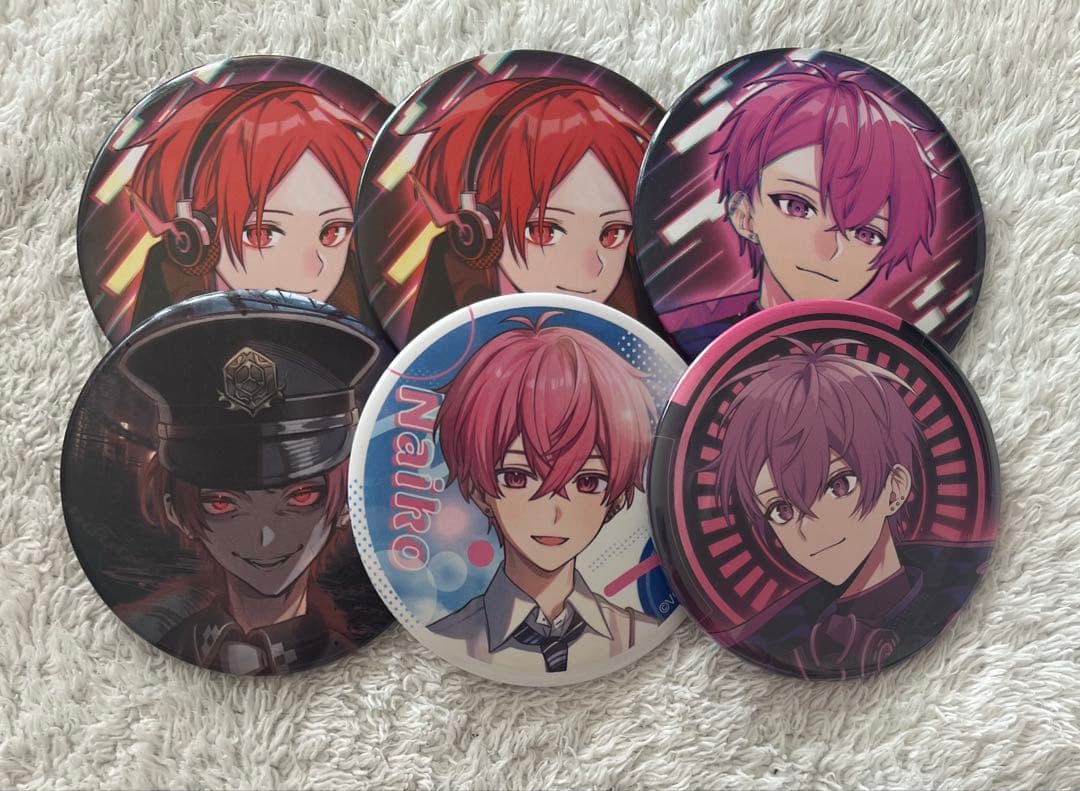 いれいす りうら ないこ 缶バッジ チェキ まとめ売り - メルカリ