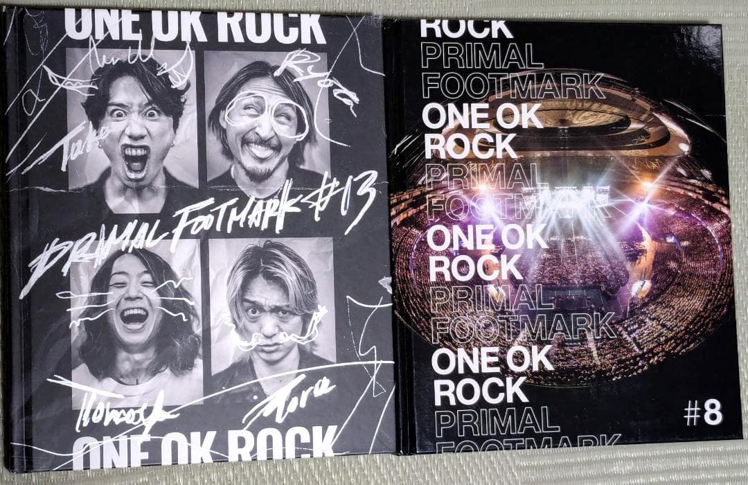 ONE OK ROCK】プライマルフットマーク ＃8と＃13 の2冊 ワンオク