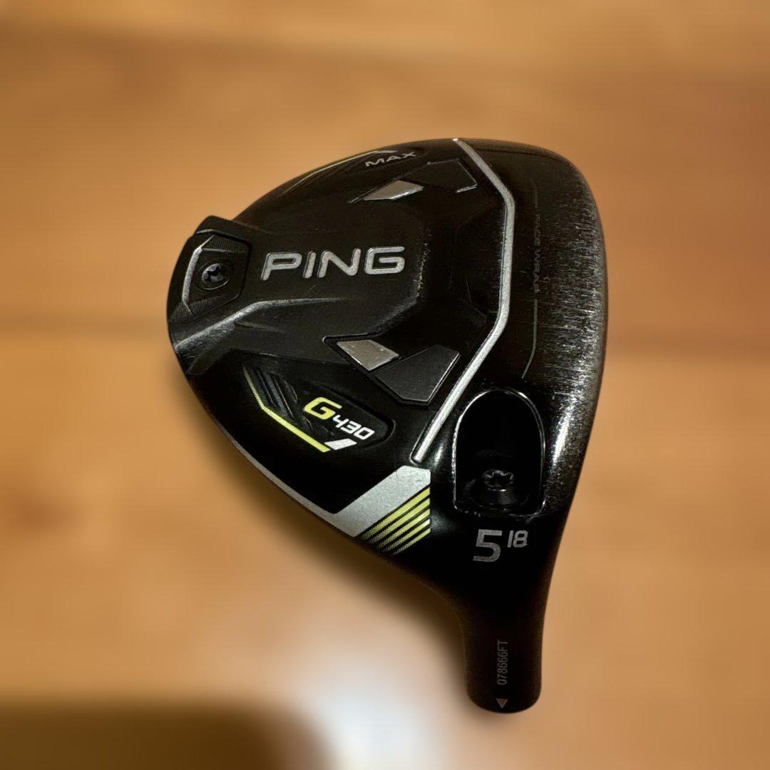 PING G430 5W ヘッドのみ シリアル認証済 PING ピン G430 MAX 5W セットフェアウェイウッド ヘッド単品 FW 日本