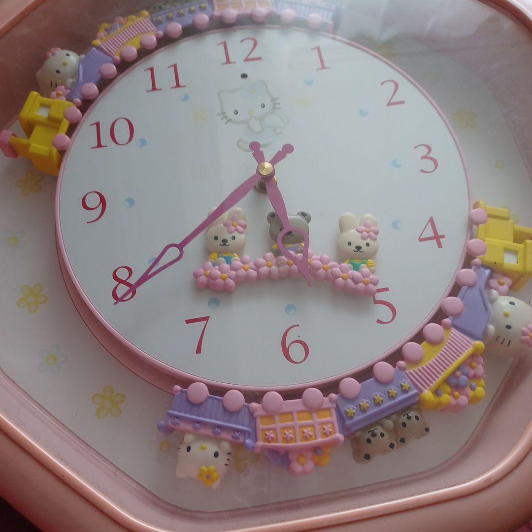 ハローキティ からくり時計 振り子 メロディー サンリオ レトロ - メルカリ