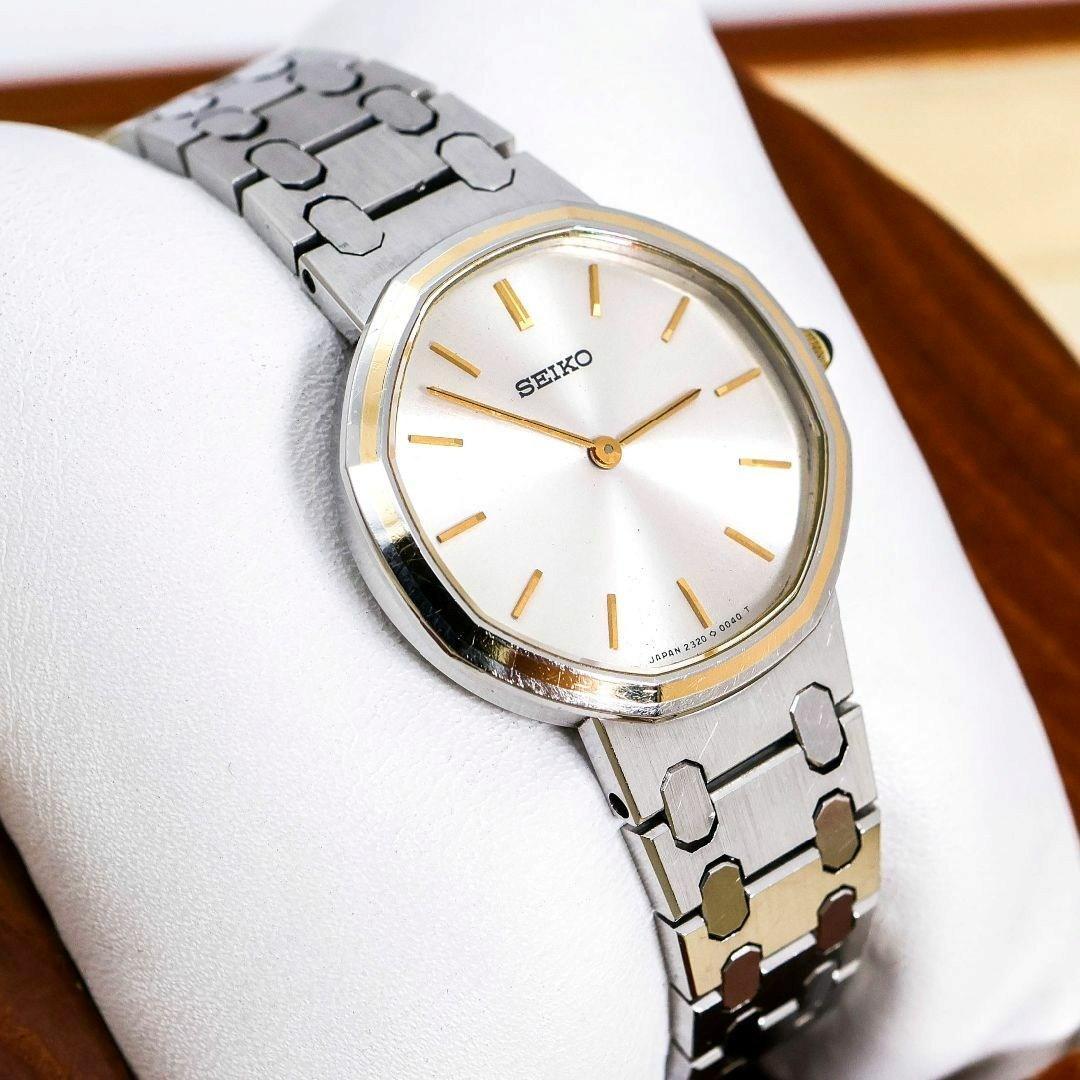 稼働 SEIKO アシエ ジェラルド ジェンタ 腕時計 オクタゴン 1263 超希少 デッドストック級美品/稼働]SEIKO セイコー アシエ/ジェンタ