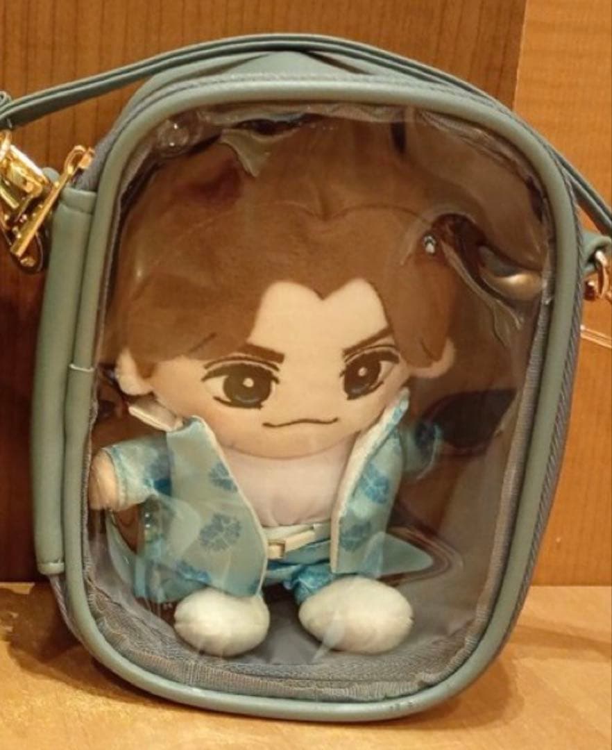 新品・未使用】Honeys ぬいぐるみポーチ 推し活 青ブルートラジャハピ